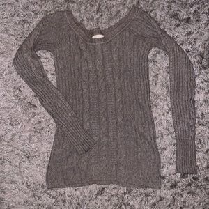 Brown Long Sleeve Sweater